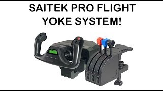 CONHECENDO O SAITEK PRO FLIGHT YOKE SYSTEM PTBR [upl. by Peterus]