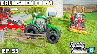 GETTING A BIT CARRIED AWAY  Calmsden Farm  Farming Simulator 22  Episode 53 [upl. by Weide33]