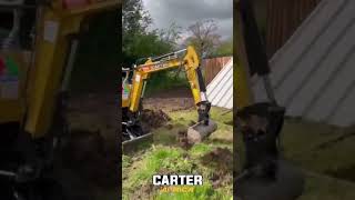 CT10 Carter Mini Excavator In Action [upl. by Suiramed258]