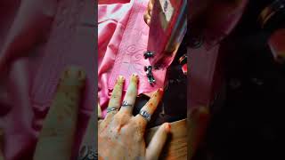 is design ki full video apload hai jaake dekho beautifulponchadesign isranadesigner sewing diy [upl. by Einnov]