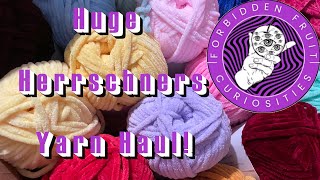 Huge Herrschners Yarn Haul [upl. by Shuma102]