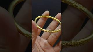 GoldSmith 43g Cloud Pattern Round Bracelet goldaccessories goldbraclets goldbangles gold [upl. by Anabahs]