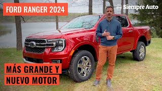 Ford Ranger 2024 Nuevo motor más grande ¡Primer vistazo a esta pickup  Siempre Auto [upl. by Seale]