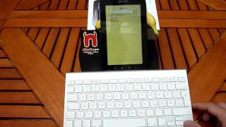 Samsung Galaxy Tab with Bluetooth Keyboard [upl. by Manly]