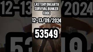 Bunker Alfa Code Today 12092024 Last Day On Earth ldoe bunkeralfa shorts [upl. by Reiser]