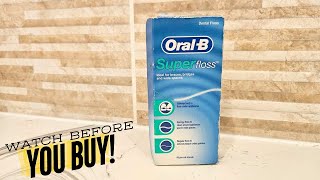 My Honest Review of Oral B Super Floss [upl. by Stroup]