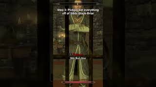 How to get 100 Pickpocket in Skyrim Fast [upl. by Roumell61]