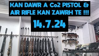 PISTOL Co2 leh AIR RIFLE kan kawl te Homer Armoury [upl. by Icul208]