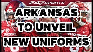 Arkansas Razorbacks to unveil new uniforms [upl. by Aynuat]