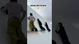 The pipe was closed for a private shoot 👍snowboarding snowboard skiing tips funny tricks [upl. by Zoha]