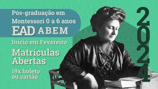 Pósgraduação  Educação Montessori do Nascimento aos 6 anos [upl. by Yren]