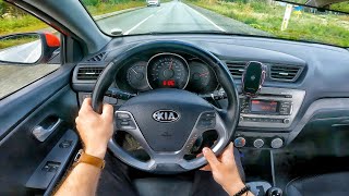 2015 KIA Rio 14 AT  POV TESTDRIVE [upl. by Adrien]