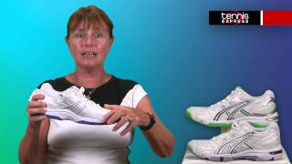 Tennis Express  Shoe Guide  Womens Asics Gel Game 3 [upl. by Sidonius]