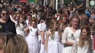 Helston Flora Day 2022 Childrens Dance [upl. by Riebling886]