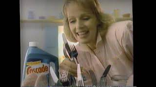 1987 Cascade The Liquid Dishwashing Detergent quotFor virtually spotless dishesquot TV Commercial [upl. by Stoll]