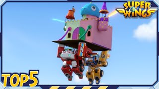 SUPERWINGS Top5 Ranking the Heaviest Lifts  Superwings  Super Wings  Top Picks A25 [upl. by Margette537]