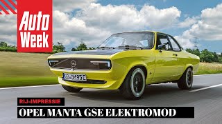 Opel Manta GSe Elektromod  AutoWeek Review  English subtitles [upl. by Anauqahc615]