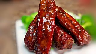 AIR FRYER RECIPE  AIR FRIED PORK RIBS  PORK BBQ RIBS  FALLOFFTHEBONE RIBS  PORK RECIPE [upl. by Stromberg]