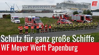 Werkfeuerwehr der Meyer Werft Papenburg [upl. by Lally]