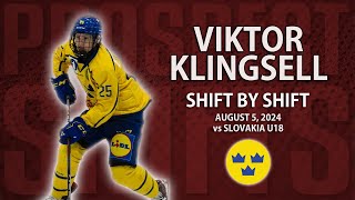 Viktor Klingsell vs Slovakia U18  Aug 5 2024  Hlinka Gretzky Cup [upl. by Asile]