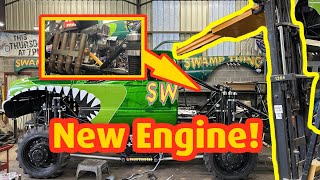 Installing a 10L Supercharged Big Block in my monster truck [upl. by Linnea]