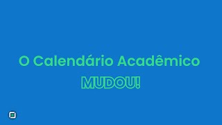 Tutorial Calendário acadêmico [upl. by Thirza]