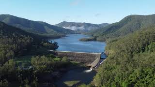 Borumba Dam Wall 102 December 2021 DJI mini 2 [upl. by Lellih521]