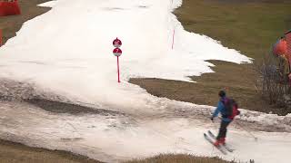 Wintersport 2023 in Oberstdorf  Skifahren auf langen weissen Bändern [upl. by Hallam837]