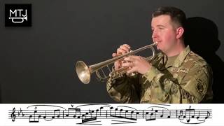 Theo Charlier  Etude No 2 trumpet excerpt Ryan Brewer [upl. by Armat]