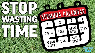 Bermuda Lawn Calendars are a Waste of Time  Use This Instead [upl. by Nymsaj]