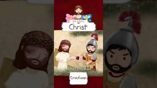 CHRIST EASTER CRUCIFIXION · BIBLE STORIES FOR CHILDREN KIDS ANIMATED CARTOON BIBLE shorts [upl. by Phyllis]