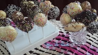 Recette des pop cakesCake pops recipeطريقة تحضير لولي بوب كيك [upl. by Ramas]