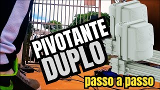 Como Instalar o Motor PIVOTANTE Duplo PECCININ NICE Super  Mas serve para QUALQUER MARCA [upl. by Axe581]