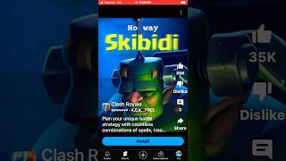 No way there is skibidi in in clash Royale clashroyale skibidi [upl. by Handal]