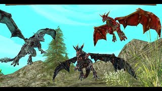 Dragon Sim Online Be A Dragon Android Gameplay Ep 1 [upl. by Weider35]