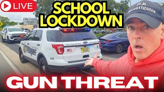 CRIME SCENE Pasco County Florida SCHOOL SHOOTING Threat Gun LIVE [upl. by Jeaz]