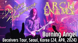 Arch Enemy  Burning Angel Live in Seoul Korea  24 APR 2024 [upl. by Yerbua]