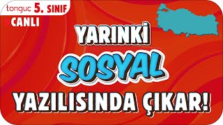 YARINKİ SOSYAL SINAVINDA ÇIKAR ✍🏻 5 SINIF 2025 [upl. by Odoric111]