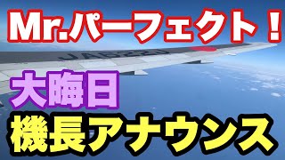 完璧すぎる機長アナウンス 大晦日の鹿児島空港フライト【IBA飛行機】 [upl. by Godding]