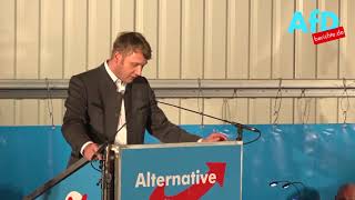 Andre Poggenburg Politischer Aschermittwoch der AfD in Pirna  SOE  Sachsen [upl. by Esirec]