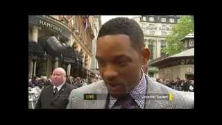 Will Smith meets Team GB and premiers film  Men In Black 3 in London ITV1 London coverage [upl. by Meesak]