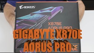 Gigabyte X870E Aorus Pro unboxing [upl. by Akenna457]