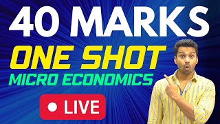 Class 11 Micro Economics ONE SHOT  All Chapters 40 Marks [upl. by Hanah]