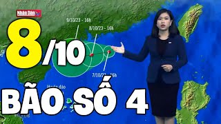 Dự báo thời tiết hôm nay và ngày mai 810  Dự báo thời tiết đêm nay mới nhất [upl. by Onitselec]