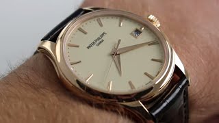 Patek Philippe Calatrava Ref 5227R001 Watch Review [upl. by Harlow73]