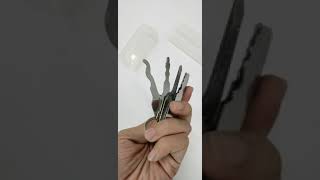 10pcs Jiggler Keys Double Sided Lock Pick Set Unlock Tool for car Auto Unlocking Tools Locksmith Too [upl. by Eelana]