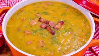 CALDO VERDE FÁCIL RÁPIDO E DELICIOSO COM BACON E CALABRESA PARA ESQUENTAR NO FRIO [upl. by Aeli]