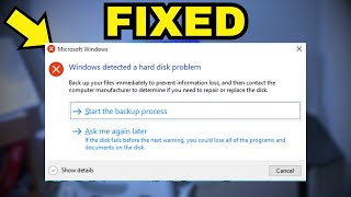 fix windows detected a hard disk problem in Windows 781011 [upl. by Krissie]