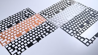 Keyboard Plates Comparison – Featuring Mode SixtyFive [upl. by Ivetts]