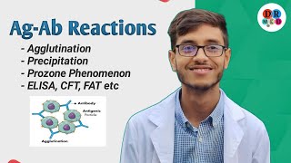 Antigen Antibody Reaction  Agglutination  Precipitation  ELISA  Microbiology bangla lecture [upl. by Anadal266]